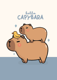 Hello! Capybara Cute