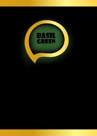 Basil Green Gold Black Theme