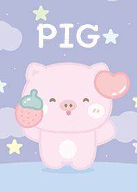 Pink Pig In Purple!