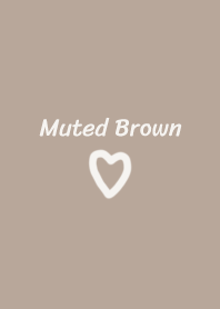 Handwritten Simple Heart | Muted Brown