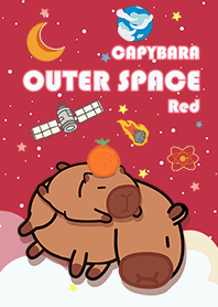 Capybara/lazy/starry sky/red