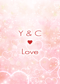 Y & C Love Heart name theme – LINE theme | LINE STORE