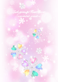 全運気UP!5つ葉ハートクローバー冬の訪れ2