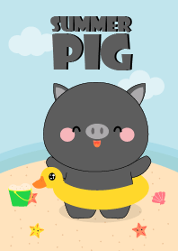 Summer Black Pig