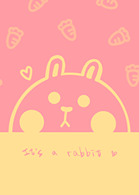 Bunny and Carrot J-LightYellowOrange(Pi2