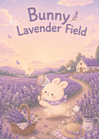 Bunny Lavender Field