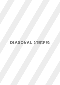Diagonal Stripes - Silver