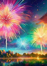 Beautiful Fireworks Theme#909