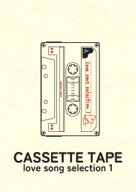 Cassettetape_love Scar red