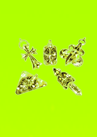 Gold luck item light green