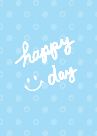 happy day smile-水色-