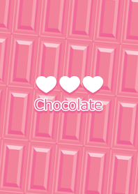 Bar of chocolate -Strawberry chocolate-