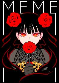 MEME dark magical girl