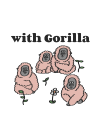 ごりらの日常 with Gorilla (beige ver.)
