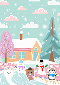 Kawaii scandinavian style(Winter-815)