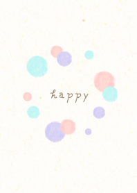 Watercolor round fashionable18 Japan