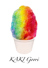 Rainbow shaved ice theme