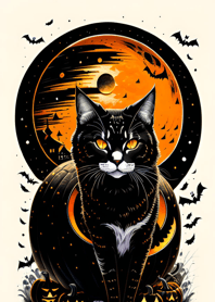 halloween cat 07b9cE