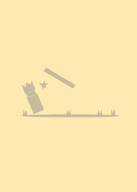 Kubb simple yellow