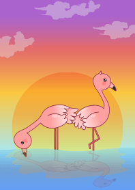 Warm and Fuzzy Flamingo Theme