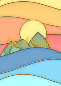 Sea of Sunset Enamel Pin 79