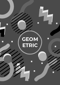 Geometric Flat Tundora Black 2