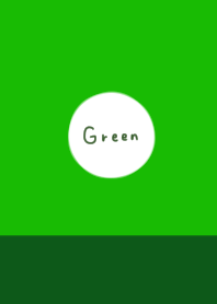 green x green. simple.