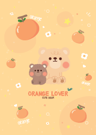 Teddy Bear Orange Lover Friendly