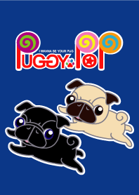 フォーンとブラックでパグ着せかえ‼2