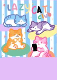 Lazy Cat Club The Chill Kitty Gang
