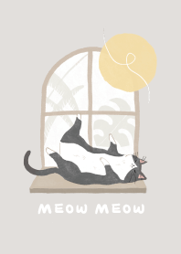 Meow meow universe (tuxedo cat)