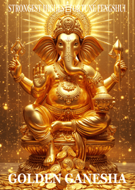 Financial fortune Golden Ganesha 3