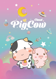 หมูอ้วน&วัวน้อย เมฆสีมัลเบอร์รี่