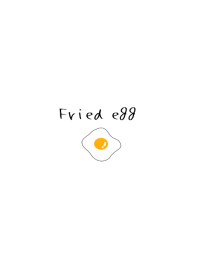 Fried egg simple pattern