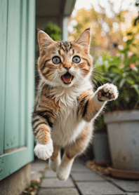 Cats run wild #IHTaZ55.