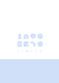 シンプル（white blue)V.453