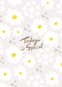 White flower and star16 from Japan