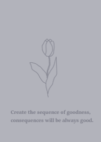 儚げフラワー /ブルーベージュ