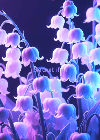 Beautiful Flower-LILYOFTHEVALLEY BLUE 16