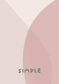 Adult simple dull pink theme