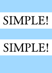 SIMPLE!SIMPLE!-LIGHT BLUE-BEIGEj
