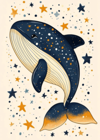 Bright cute little whale_6