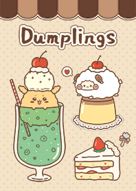 QQ鬆軟炸雞狗與復古喫茶店(甜點X綿羊)