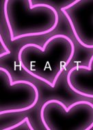 NEON HEART is FULL -PINK-