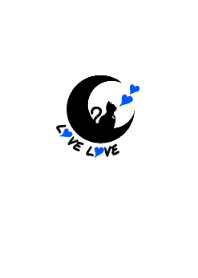 ♡ペア♡月と猫(彼氏用)