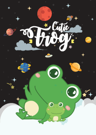 Frog Baby Galaxy Black