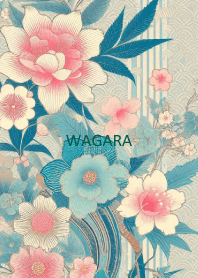 WAGARA BLUE-Japanese style pattern 45
