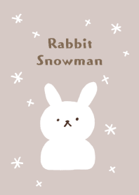Rabbit Snowman