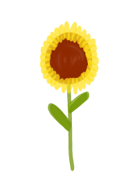 Summer Sunflower Yellow & Green Happy