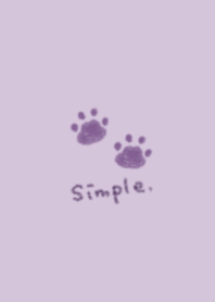 cat silhouette.(dark purple)